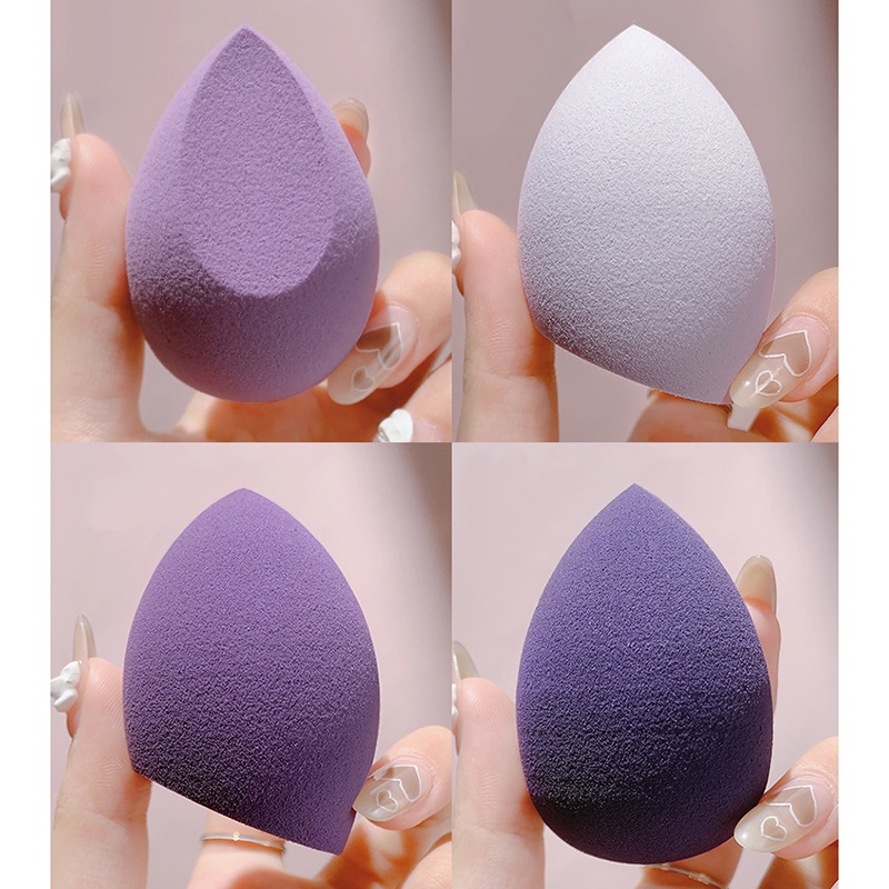 [Hàng mới về] Mút trang điểm hình quả trứng / giọt nước sử dụng được dạng ướt và khô đa năng