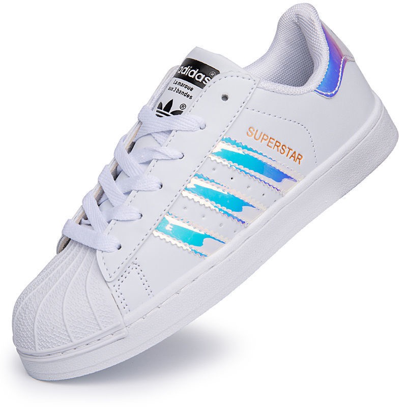 Giày Thể Thao Adidas Màu Trắng Mũi Vỏ Sò Thời Trang Dành Cho Nam Và Nữ | BigBuy360 - bigbuy360.vn