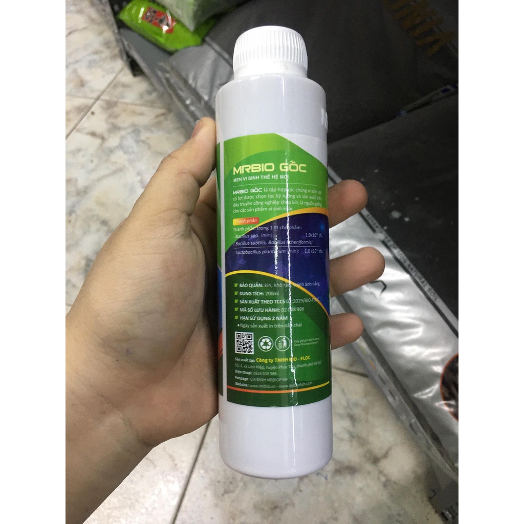 MEN VI SINH GỐC MR-BIO FISH - Lọ 200ml