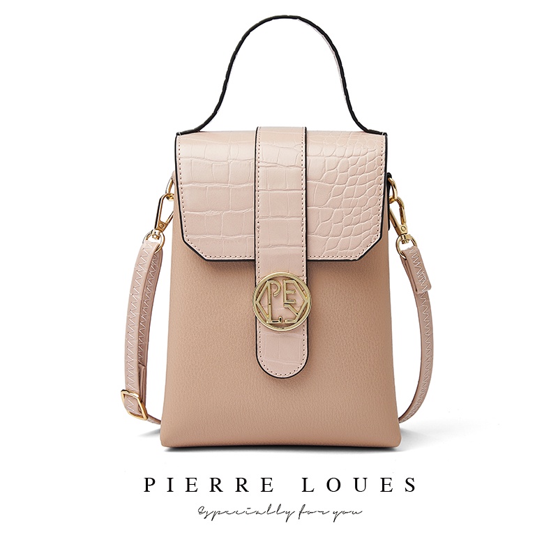 Túi da pu PIERRE LOUES đeo chéo đựng điện thoại đa năng