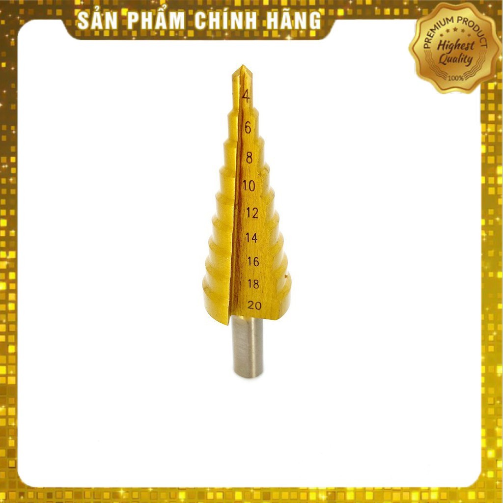 MŨI KHOAN THÁP THẲNG  4-20MM SIÊU CỨNG CAO CẤP