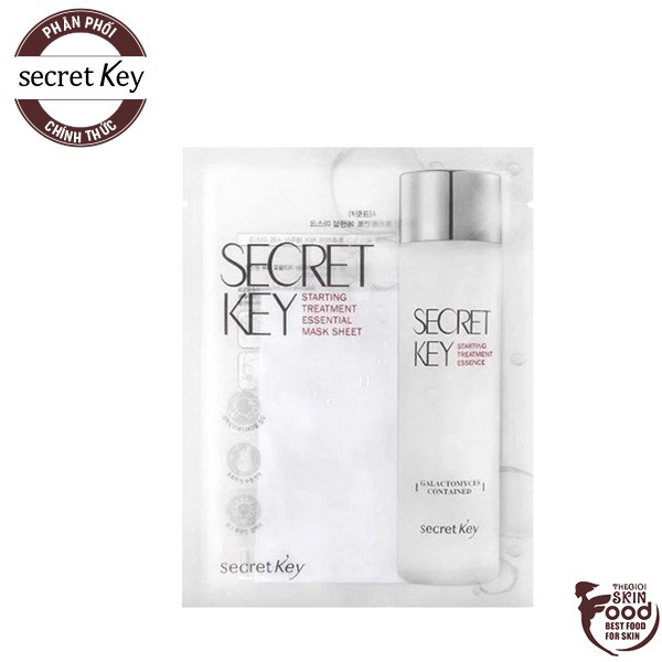 Mặt Nạ Dưỡng Trắng Da Secret Key Starting Treatment Essential Mask 30g