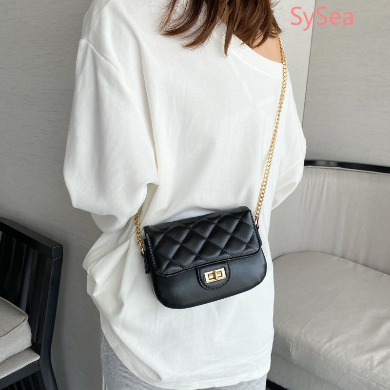 Túi Xách Mini Phối Dây Xích Thời Trang Mùa Hè