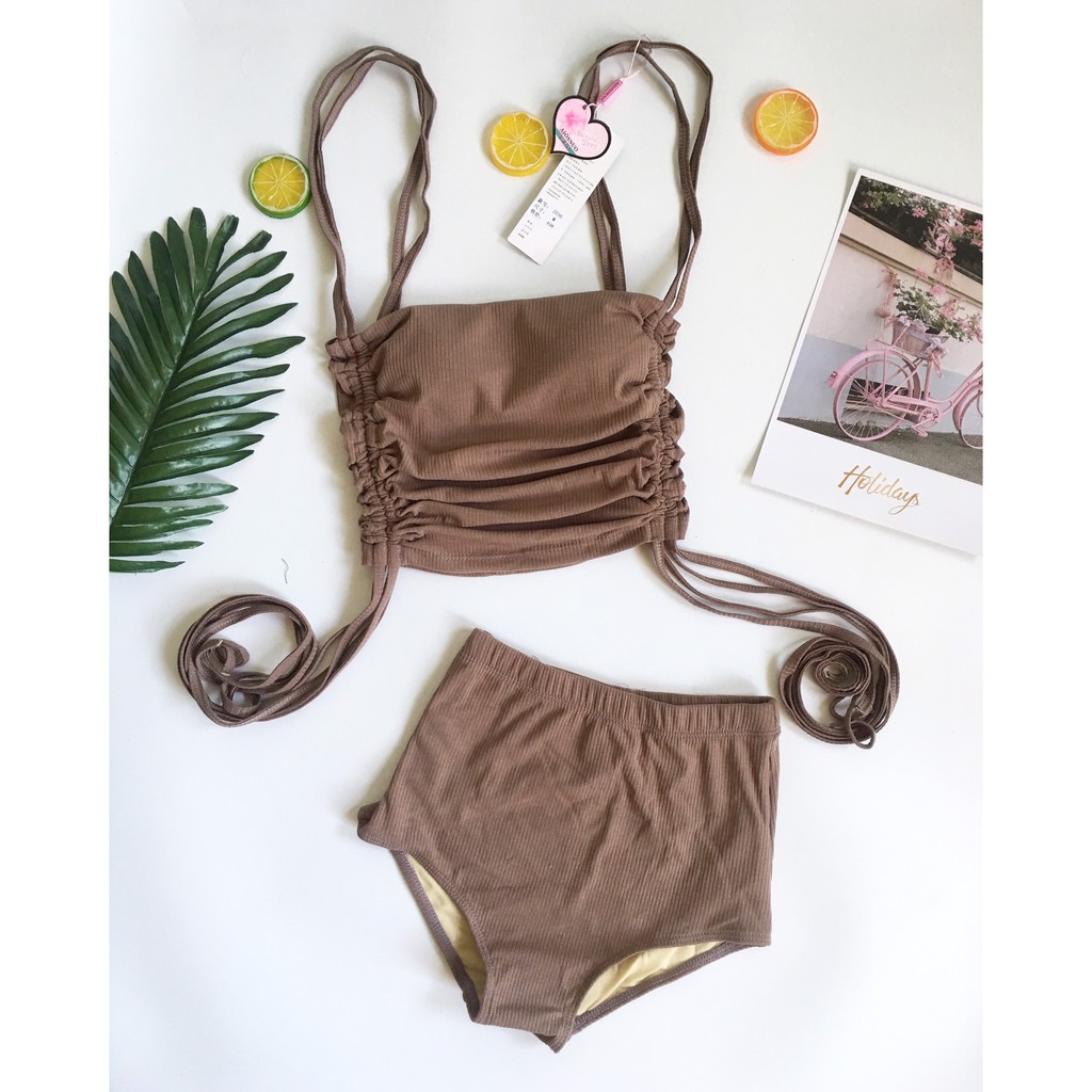 Bikini xám tro form ống rút dây cách tân sành điệu (kèm hình thật) | BigBuy360 - bigbuy360.vn