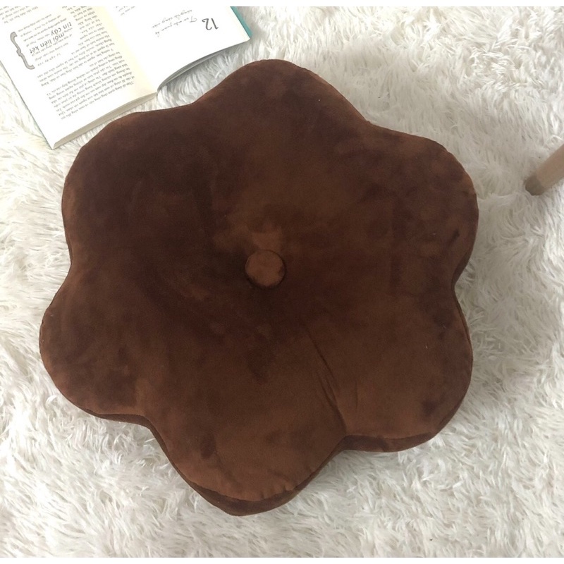 Đệm ghế, gối trang trí, gối tựa gối ôm hình bông hoa - Kanta store