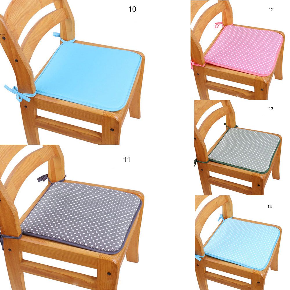 Đệm Lót Ghế Ngồi Hình Vuông 14 Màu Chống Trượt Tiện Dụng Cho Nhà Cửa/ Văn Phòng