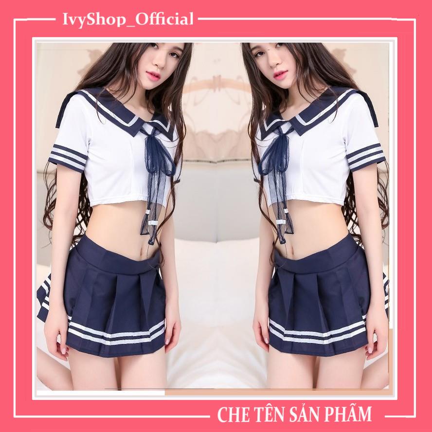 Bộ ngủ cosplay nữ học Sinh Nhật Bản thủy thủ - xanh đậm -TT001 (kèm ảnh thật) | BigBuy360 - bigbuy360.vn