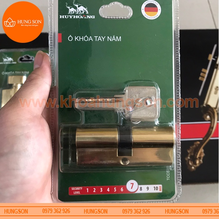 LÕI KHÓA HUY HOÀNG - LÕI KHÓA CỬA ĐỒNG THAU HUY HOÀNG ( Ổ BAN CÔNG)