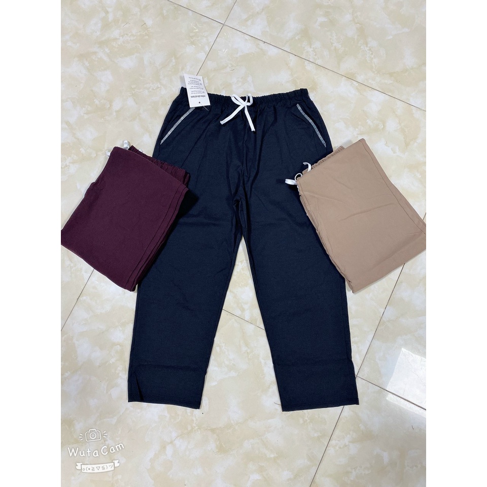 Quần lửng kaki thun mẫu quần thun co giản thoải mái hàng 1 size