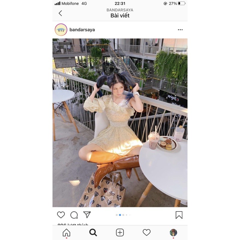 Đầm hoa bandarsaya M