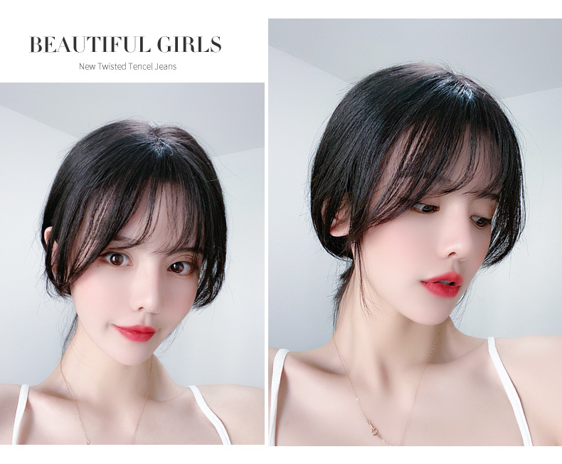 Tóc Mái Giả 3D Thời Trang Cho Nữ