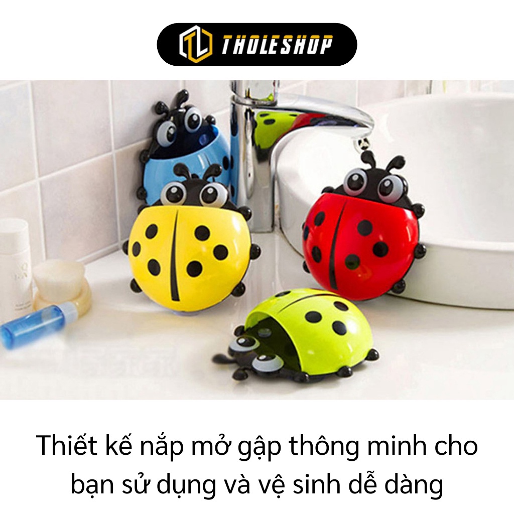 [SGD] Để bàn chải - Dụng cụ để bàn chải và kem đánh răng hình chú bọ ngộ nghĩnh hút chân không dán tường 3102