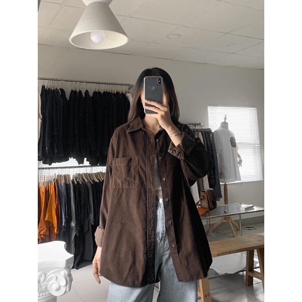 2HAND SHIRT - SƠ MI NHUNG TĂM - CUMEO 🍃