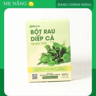 Bột lá diếp cá sấy lạnh nguyên chất HỖ TRỢ TÁO BÓN, THANH NHIỆT GIẢI ĐỘC