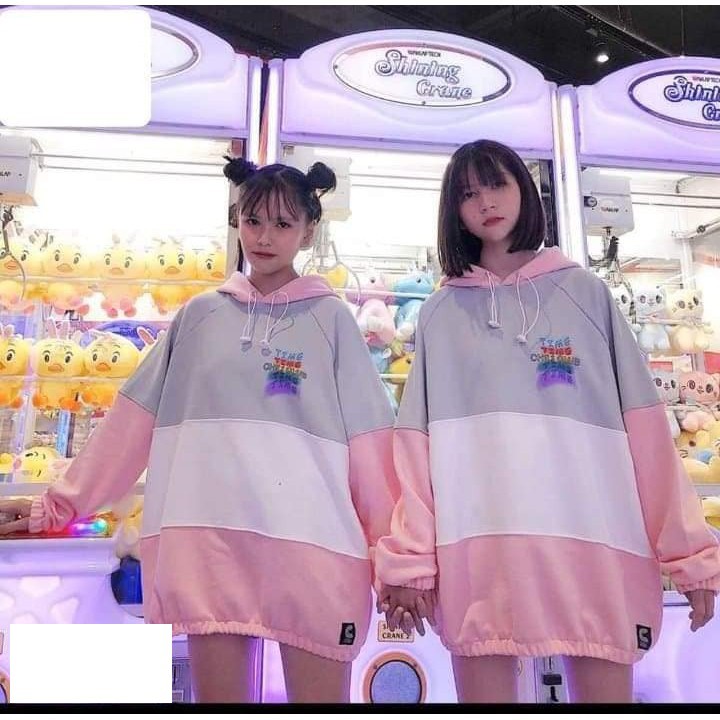 Áo Hoodie Nỉ Gấu 2 Lớp Phối Nâu Đồng Hồ X.Store | BigBuy360 - bigbuy360.vn