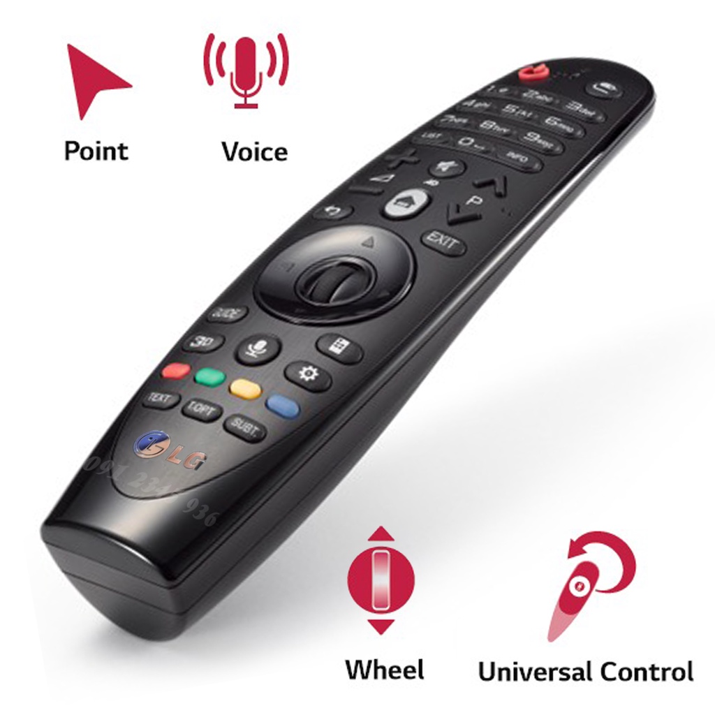 Remote Điều khiển tivi LG mẫu năm 2015 có Chuột bay có Giọng nói và tặng Pin Magic Remote AN-MR600 Made in KOREA