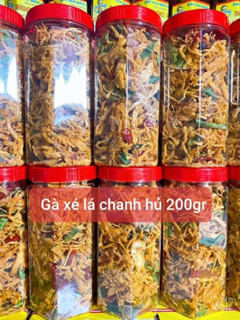 Gà Xé Lá Chanh ( ăn liền ) là món ăn yêu thích của Shop Đặc Sản Biển Phan Thiết NGỌC DŨNG; Hộp 200 gram. HSD 12 tháng