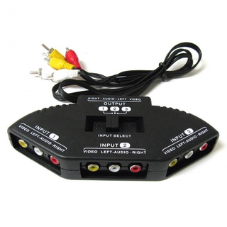 Hộp Chuyển Đổi Rca 3 Đầu Vào 1 Đầu Ra Av Rca