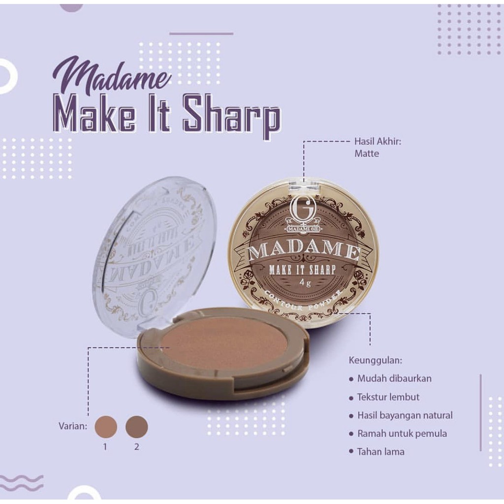 (hàng Mới Về) Phấn Tạo Khối Trang Điểm Madame | BigBuy360 - bigbuy360.vn