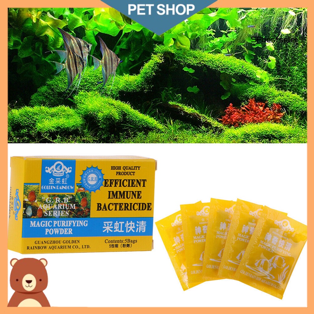 Set 5 Bột Lọc Nước Bể Cá