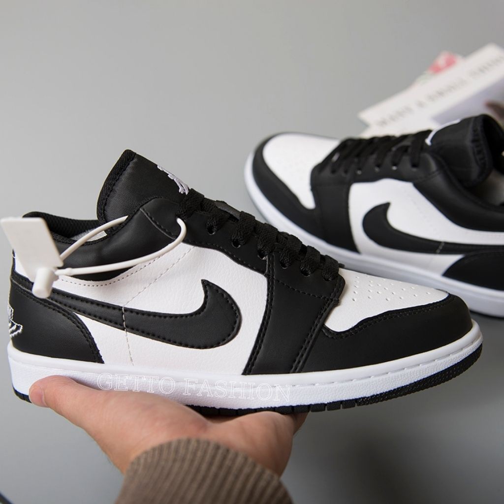 Giày thể thao nam nữ cổ thấp JORDAN, giày sneaker chạy bộ A.I.R cao cấp màu viền đen trắng | BigBuy360 - bigbuy360.vn