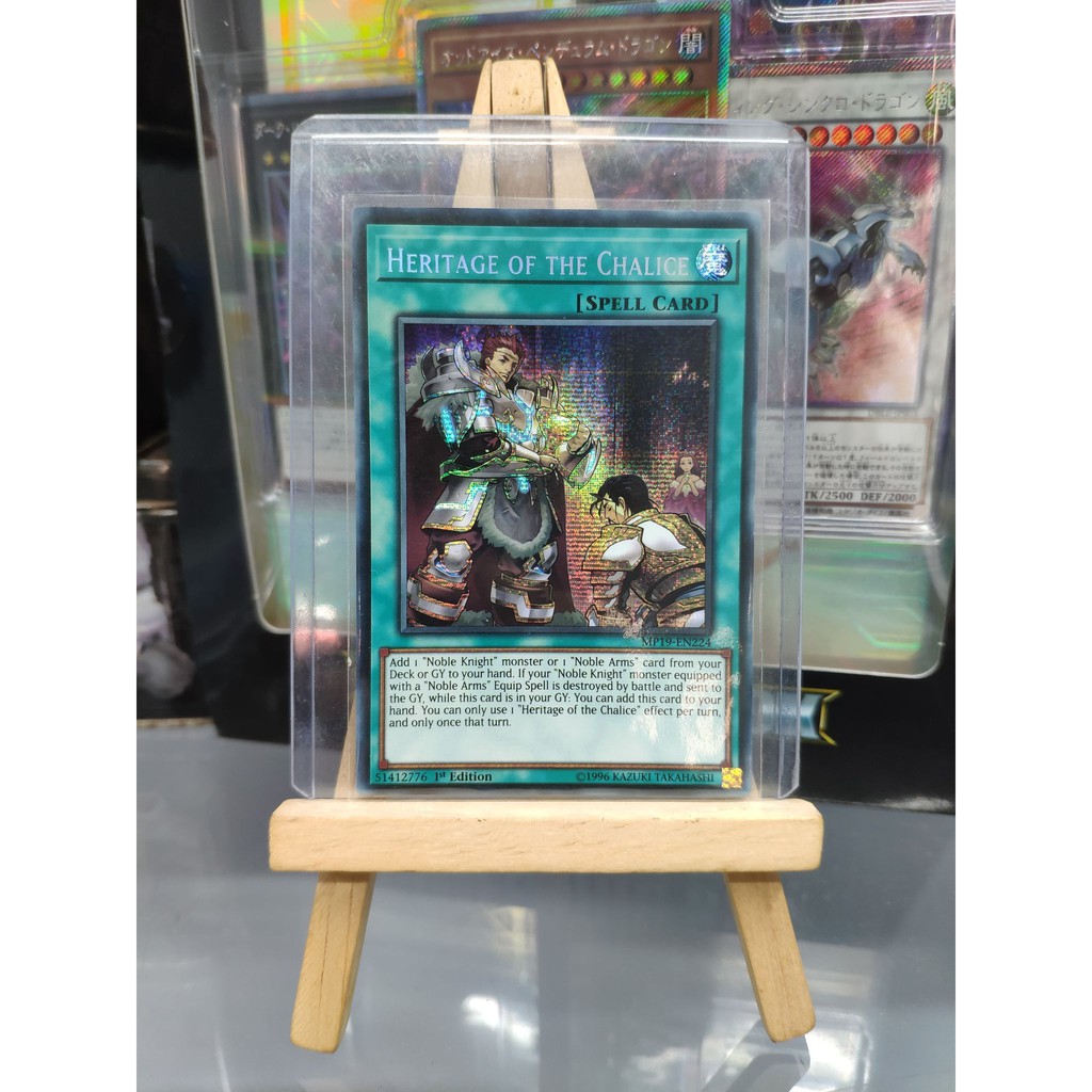 [ Dưa Hấu Yugioh ] Lá bài thẻ bài Heritage of the Chalice - Prismatic Secret Rare - Tặng bọc bài nhựa bảo quản