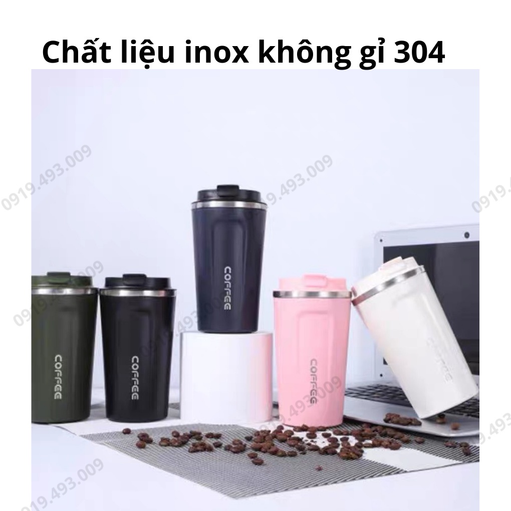 [Bình giữ nhiệt], Ly giữ nhiệt Hàn Quốc Inox 304 Coffee Cao Cấp