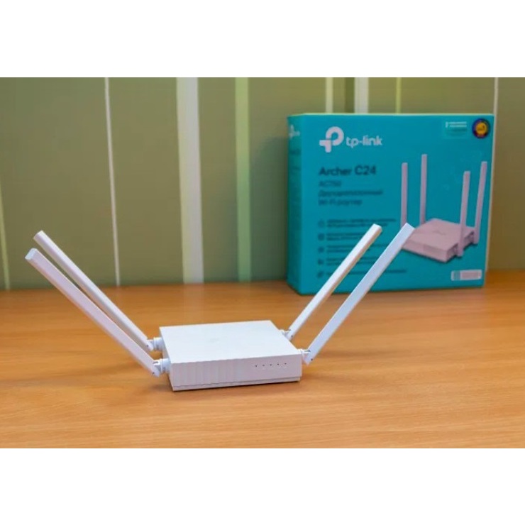 Bộ phát Wifi TPlink AC750 Acher C24 băng tầng kép 433Mbps + 300Mbps Chính hãng phân phối