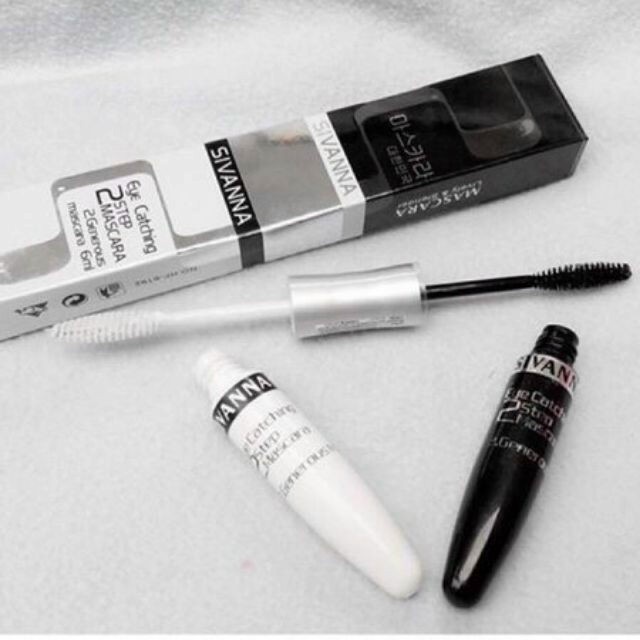 Mascara 2 đầu chống nước Sivanna làm cong và dày mi đến 300X