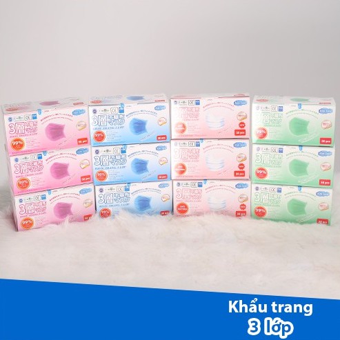 Hộp 50 Cái Khẩu Trang Y Tế Kim Sora Cao Cấp Xuất Nhật Bảo vệ Sức Khỏe, Ngăn Ngừa Vi Khuẩn, Dây Đeo Mềm Mại, Thoải Mái