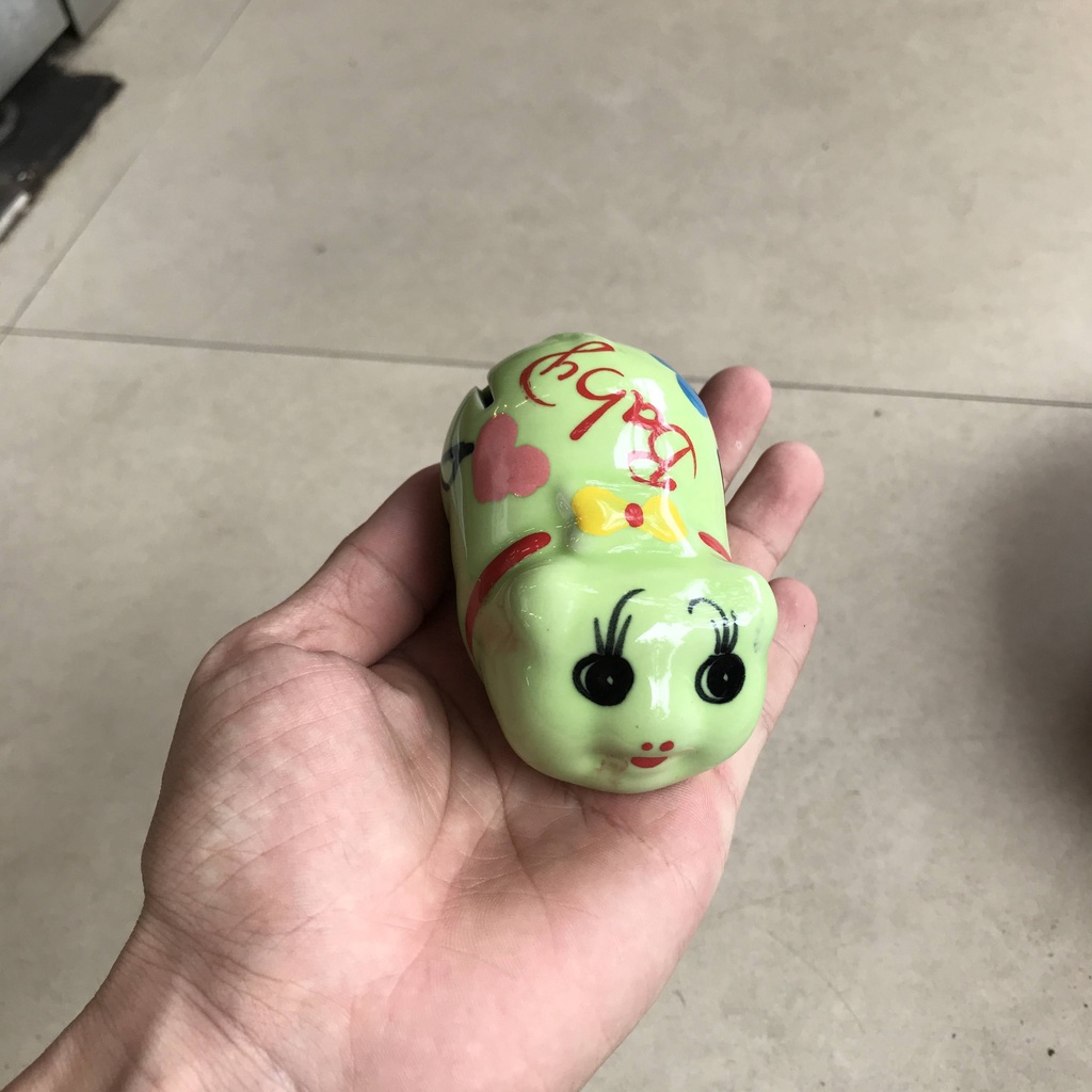 HEO ĐẤT mini , heo đất tí hon cho mẹ và bé, có lỗ nhét tiềnnn sau mông, kích thước 5*8cm