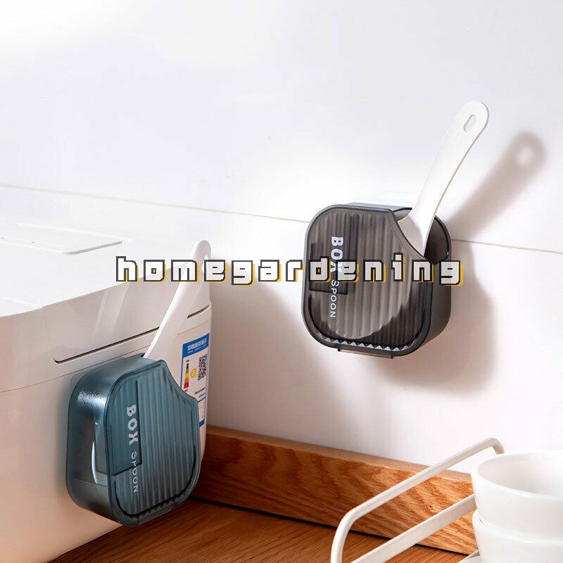 Giá Đỡ Muỗng Xới Cơm Gắn Tường Dạng Lật Dành Cho Nhà Bếp