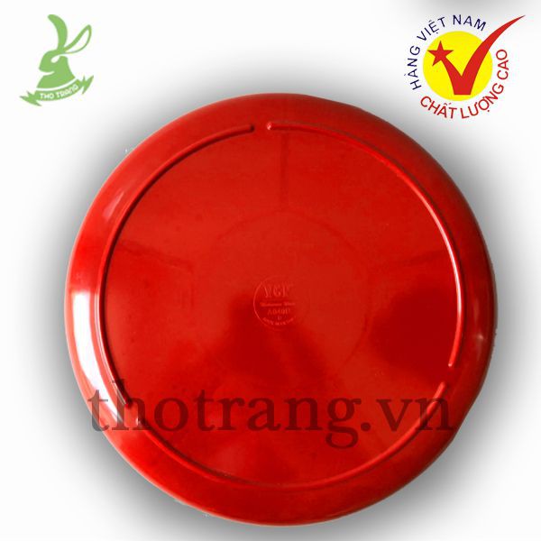 Khay Đựng Mứt Tết Tròn Bằng Nhựa Melamine Hàng Việt Nam VCP Đựng Bánh Kẹo Ngày Tết