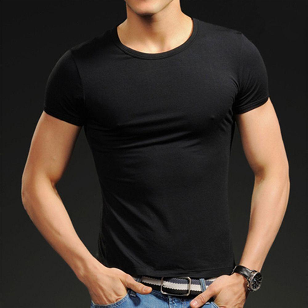 Áo Thun Thể Thao Tay Ngắn Chất Liệu Cotton Cao Cấp Dáng Ôm Năng Động Thời Trang Cho Nam
