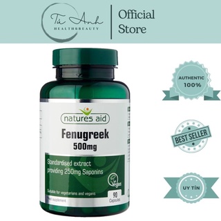 Cỏ Cari Lợi Sữa Fenugreek Natures Aid Anh 90 viên