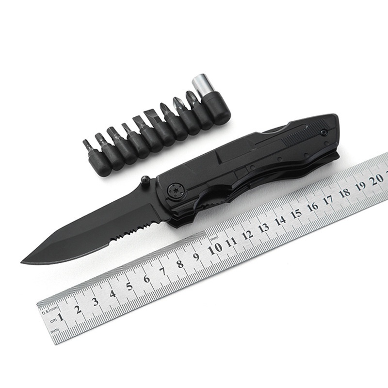 Dao phượt gấp gọn cao cấp có tool kèm kìm đa năng