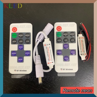 Bộ điều khiển neon - bộ điều khiển led từ xa 1 kênh - remote rf - dimmer điện áp dc 5-24v