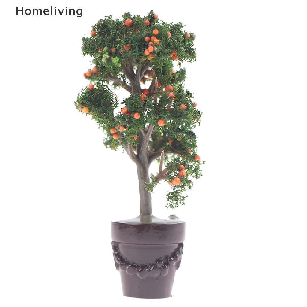 Chậu Cây Giả Trang Trí Nhà Búp Bê Tỉ Lệ 1: 12