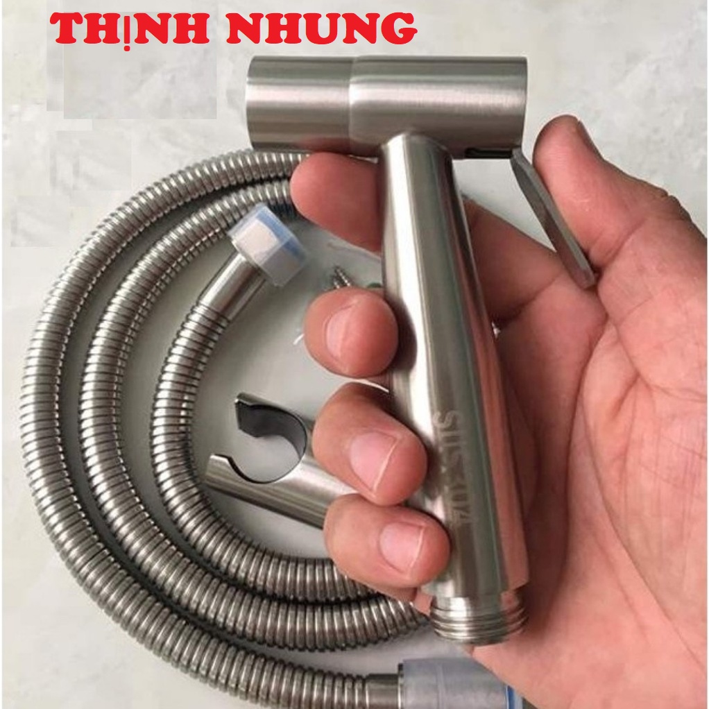 Bộ Vòi Xịt Vệ Sinh 𝗜𝗡𝗢𝗫 𝟯𝟬𝟰 Cao Cấp Vòi Xịt Bồn Cầu 𝐈𝐧𝐨𝐱 𝐒𝐔𝐒 𝟑𝟎𝟒 BH 12 Tháng