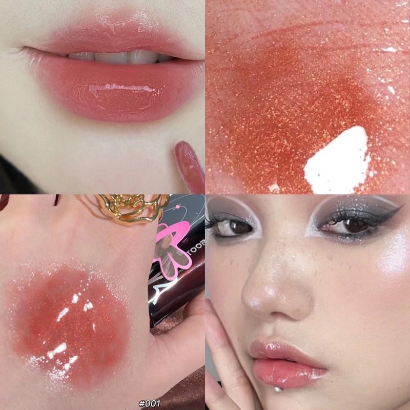 Son Bóng Cappuvini Căng Bóng Mềm Mịn Môi Vỏ Đen Tai Thỏ Chính Hãng Hàng Nội Địa Trung