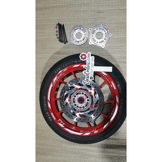 pát 2 đĩa , pát đĩa đôi cnc cho R15v3