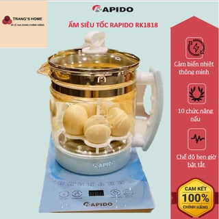 ẤM ĐIỆN ĐA NĂNG RAPIDO 10 CHỨC NĂNG THÔNG MINH/ ẤM ĐA NĂNG RAPIDO NẤU MÌ, PHA SỮA, SẮC THUỐC [HÀNG CAO CẤP CHÍNH HÃNG
