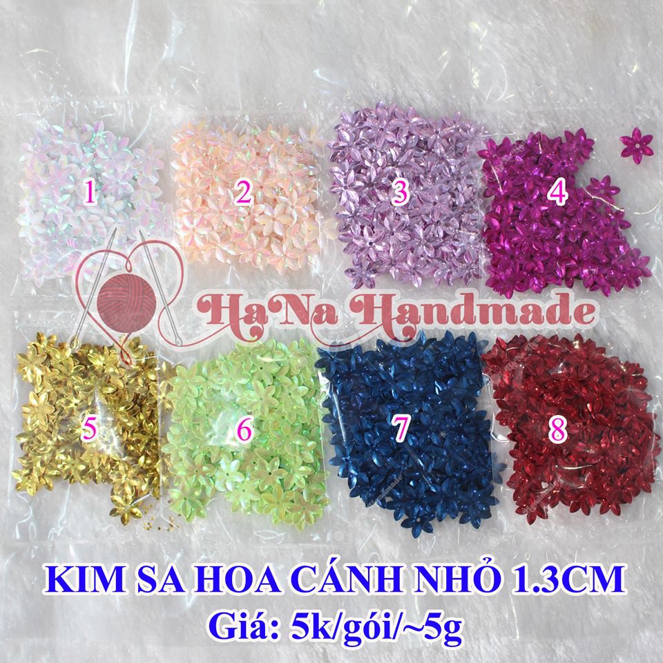 Kim Sa Hoa Cánh Nhỏ 1.3cm (5k/gói)