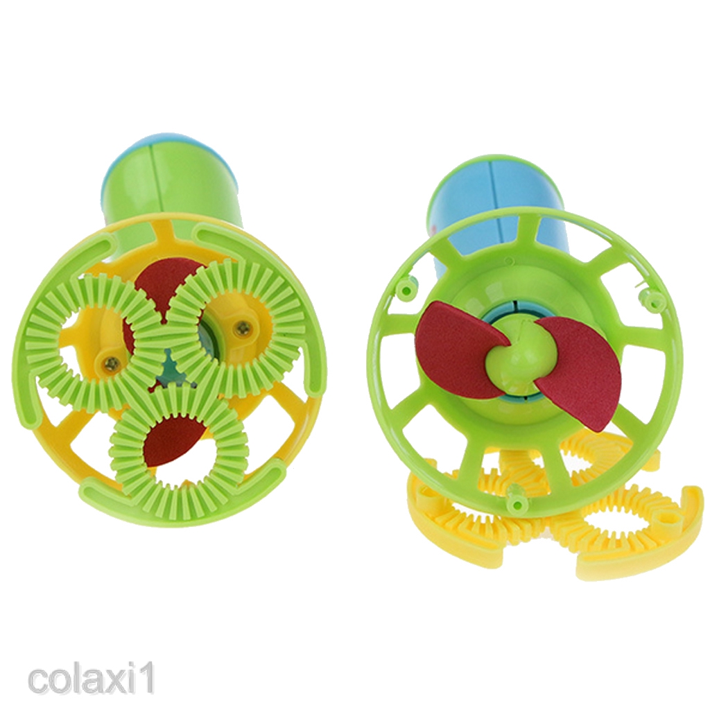 Electric Bubble Machine Fan Blower Kids Playing Outdoor Bubble Making Toy Đồ chơi trẻ em