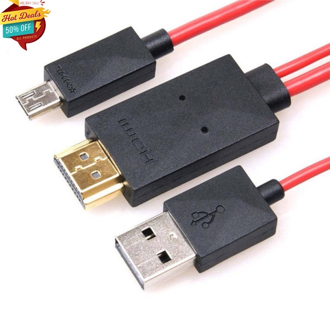 Dây Cáp Hdmi Hd Cho Samsung S3 S4 S5 Note2 Note3 Note4