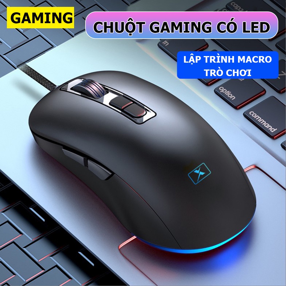 Chuột Máy Tính Gaming Có Dây Giá Rẻ M388- DPI 3200