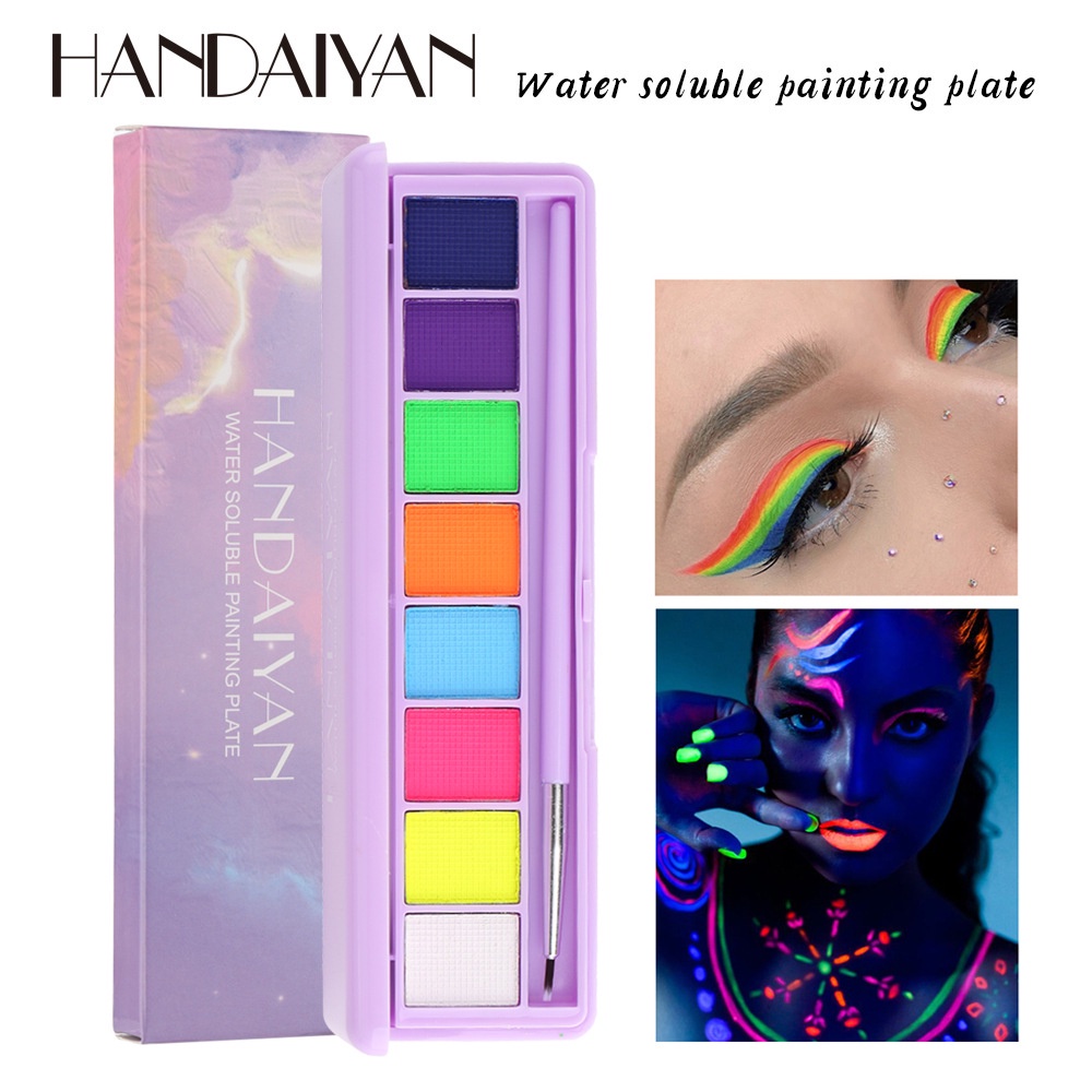 Bộ màu sơn dầu trang điểm cơ thể hóa trang Halloween 8 màu | BigBuy360 - bigbuy360.vn