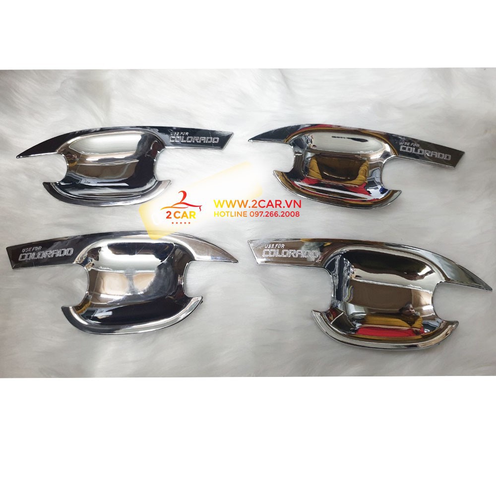 Ốp Hõm Cửa Xe Chevrolet Colorado mạ crom
