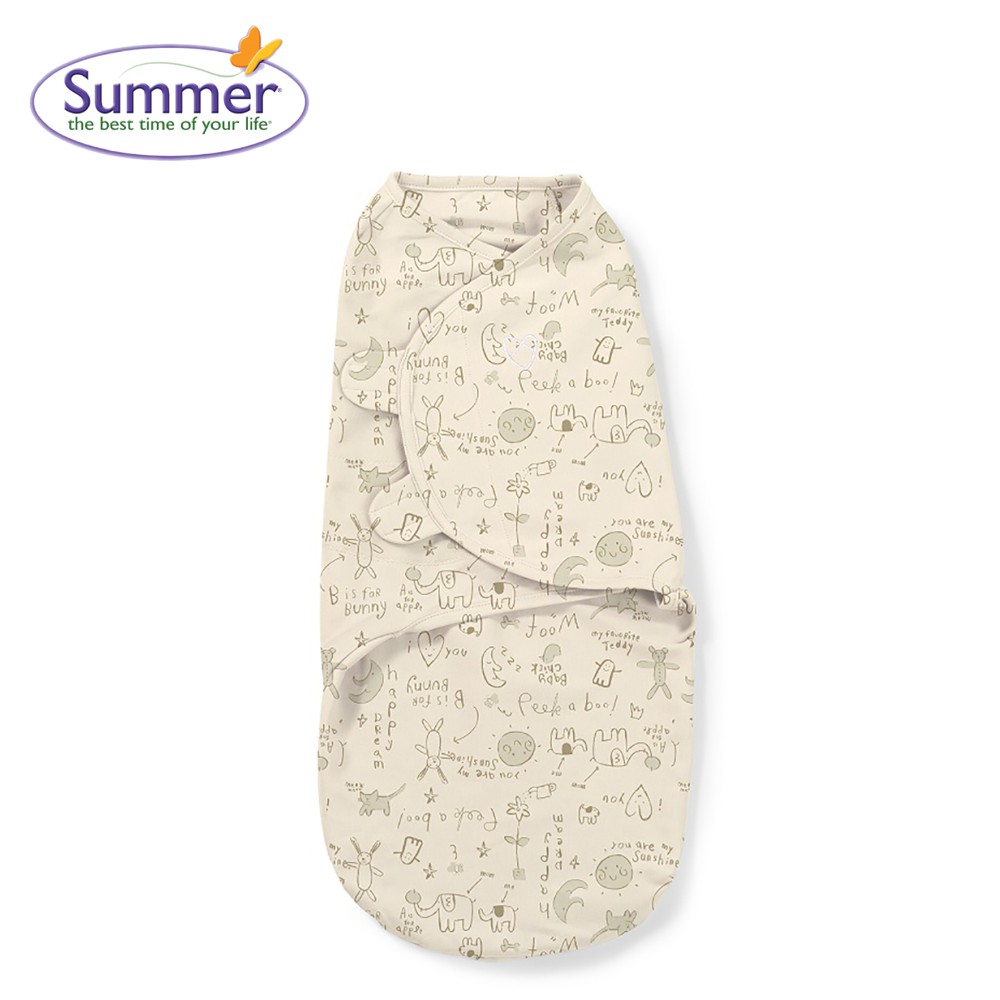 Chăn quấn SwaddleMe cotton hữu cơ Bunny SM55180 (size S/M) Summer Mỹ