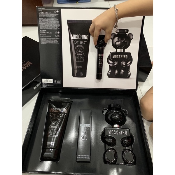 Bộ Set Nước hoa Moschino Toy Boy EDP (gồm 3 món như hình) | BigBuy360 - bigbuy360.vn